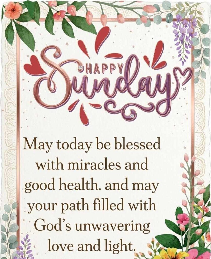 Sunday Blessings 