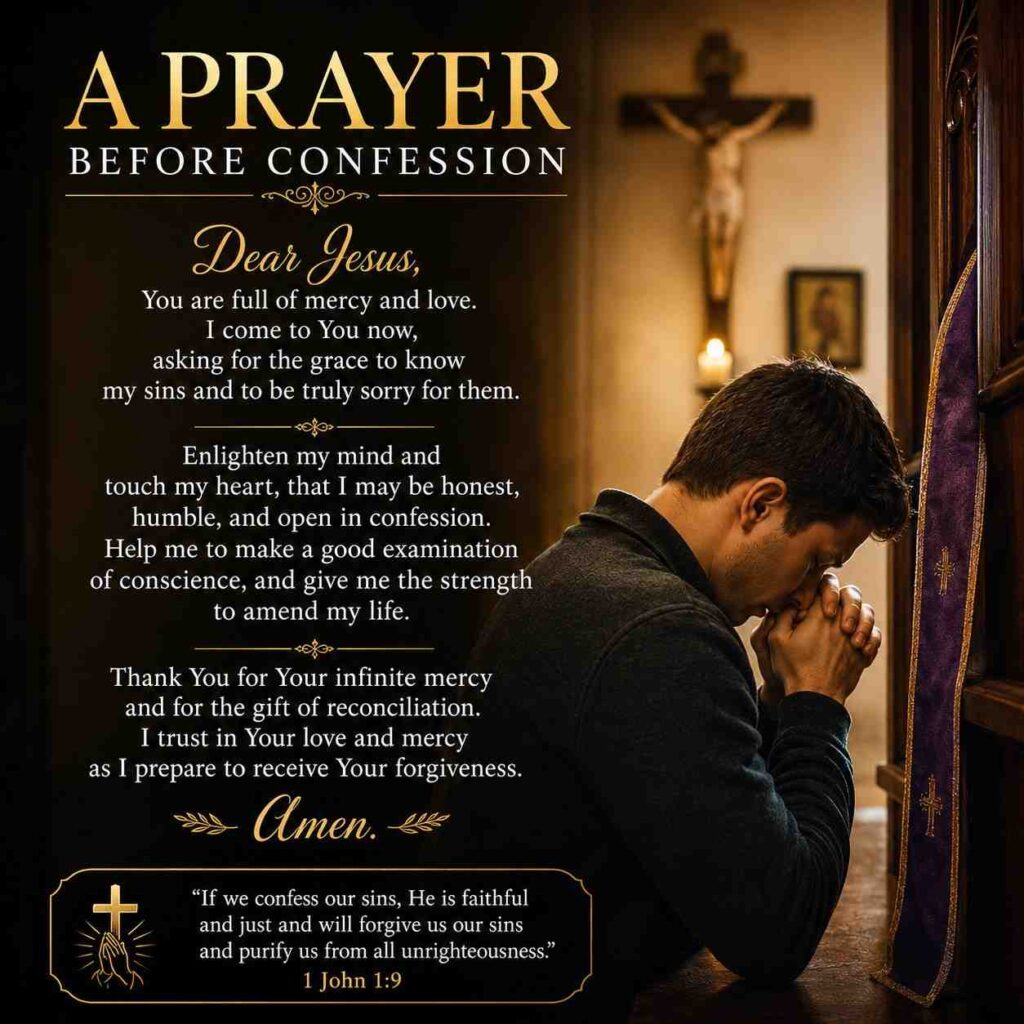 Prayer Before Confession