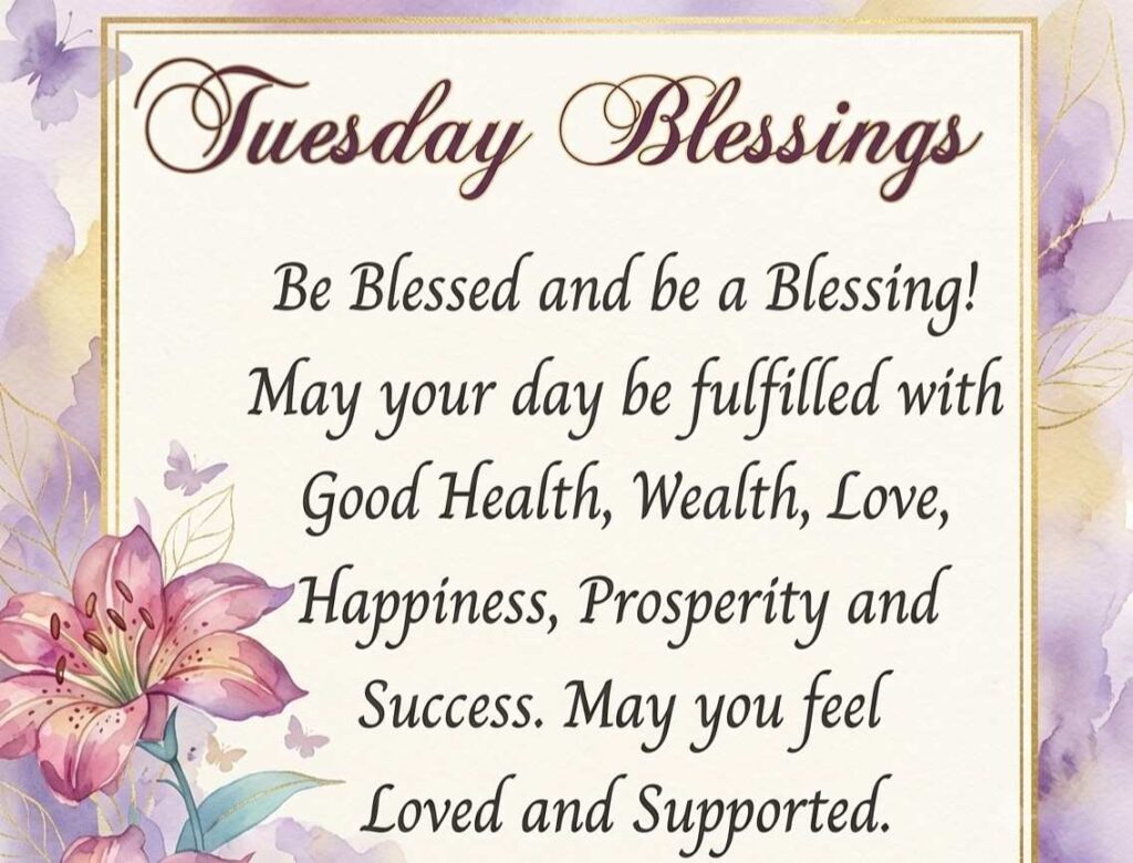 #UpliftingTuesday Blessings