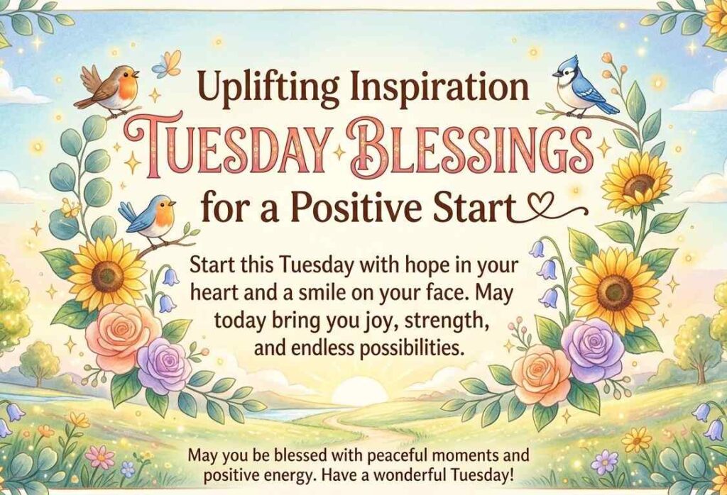 Uplifting Inspiration Tuesday Blessings