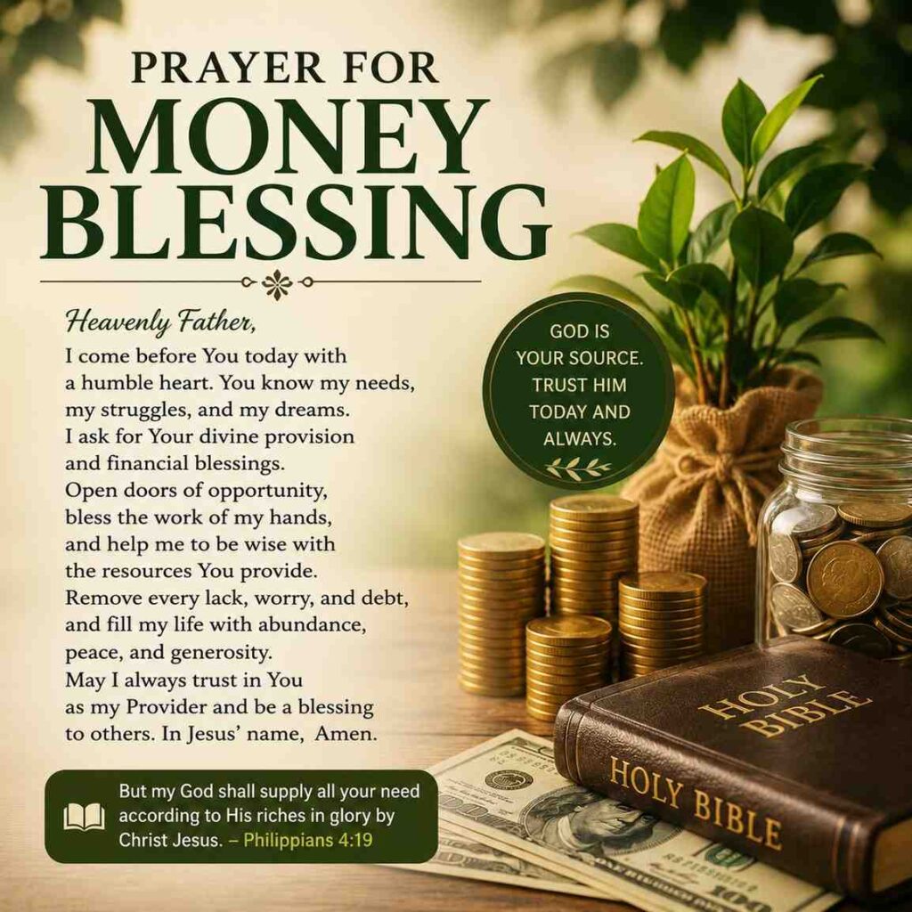 financial miracle prayer that works immediately