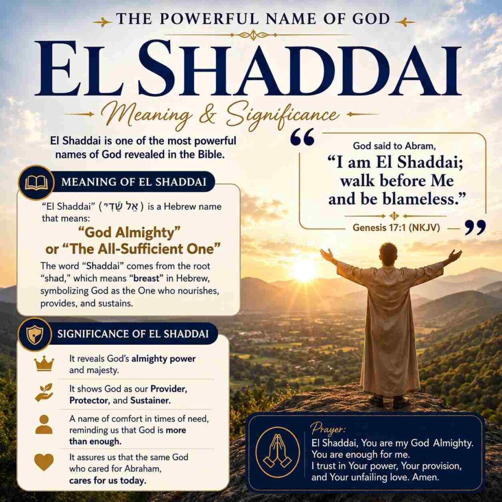 El Shaddai Meaning