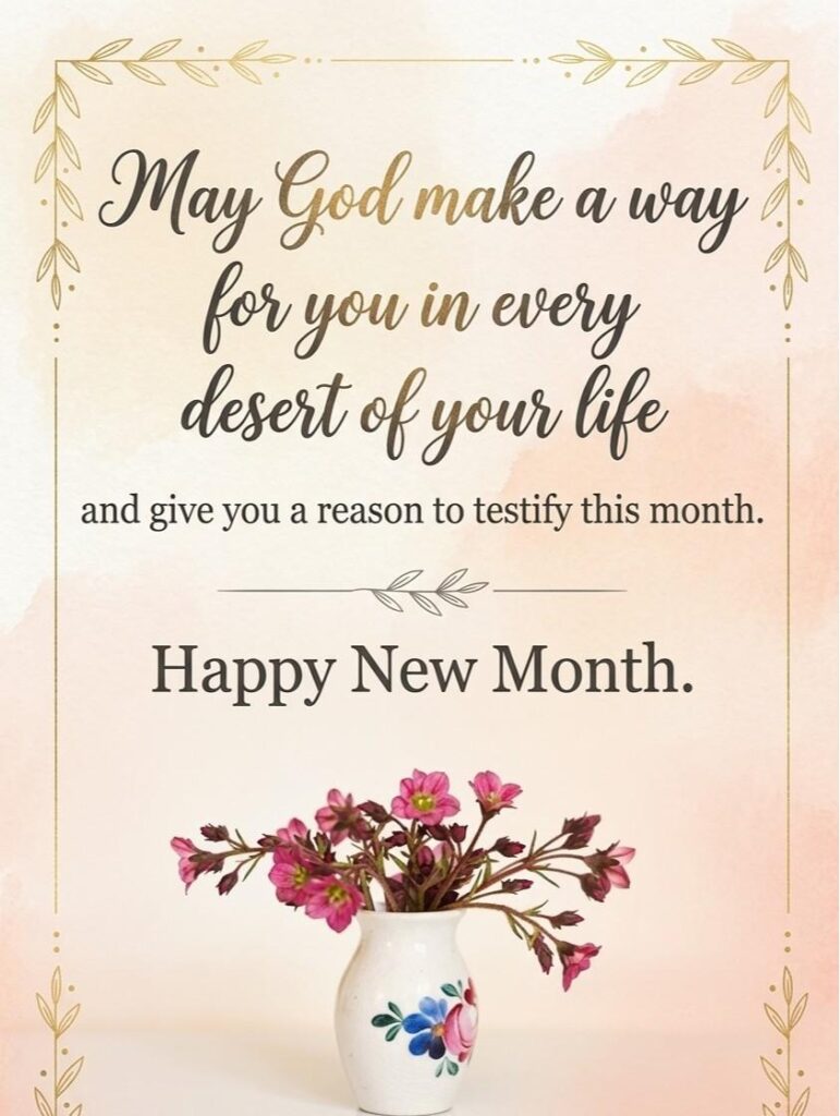 Happy New Month Prayers