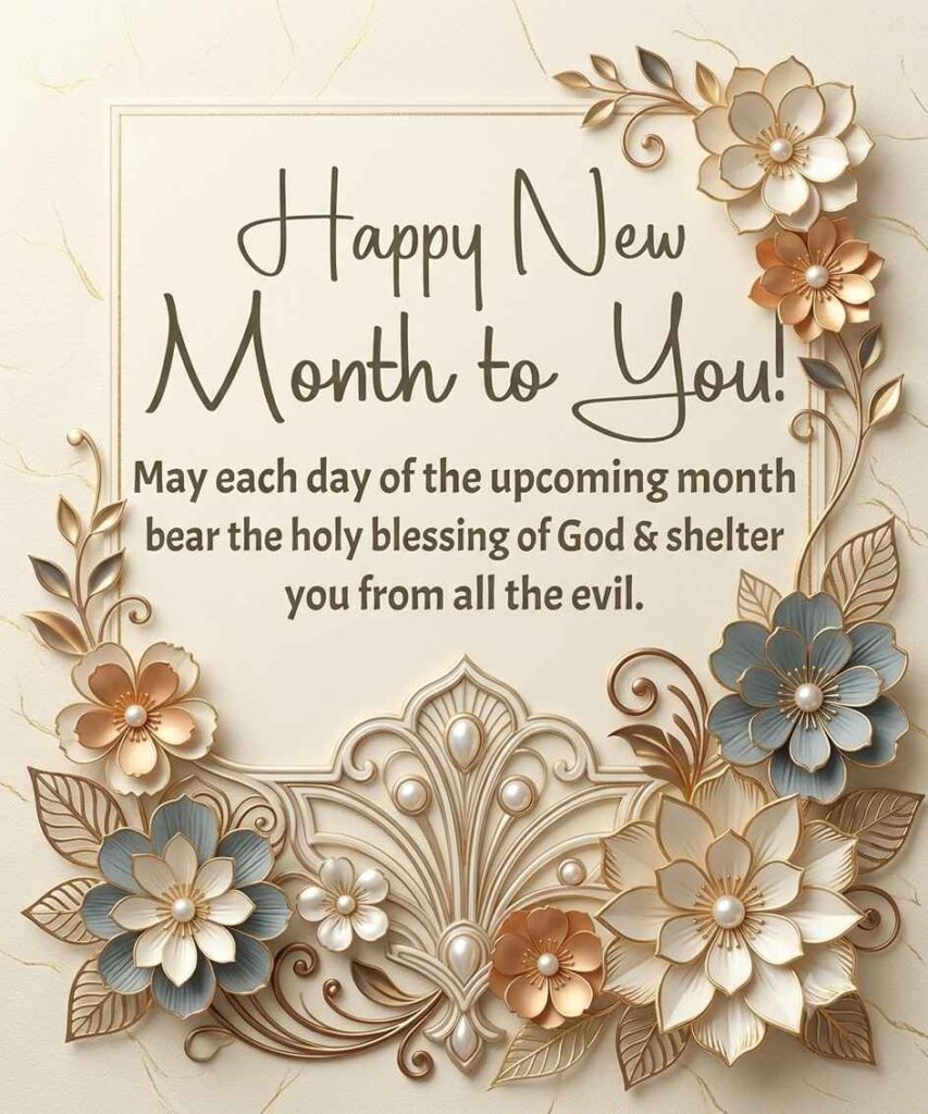 Happy New Month Prayers for Family