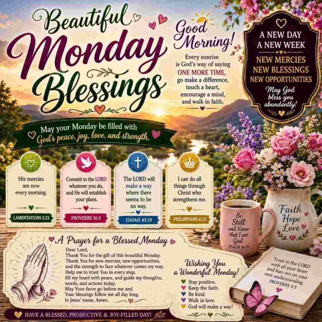 Happy Monday Blessings