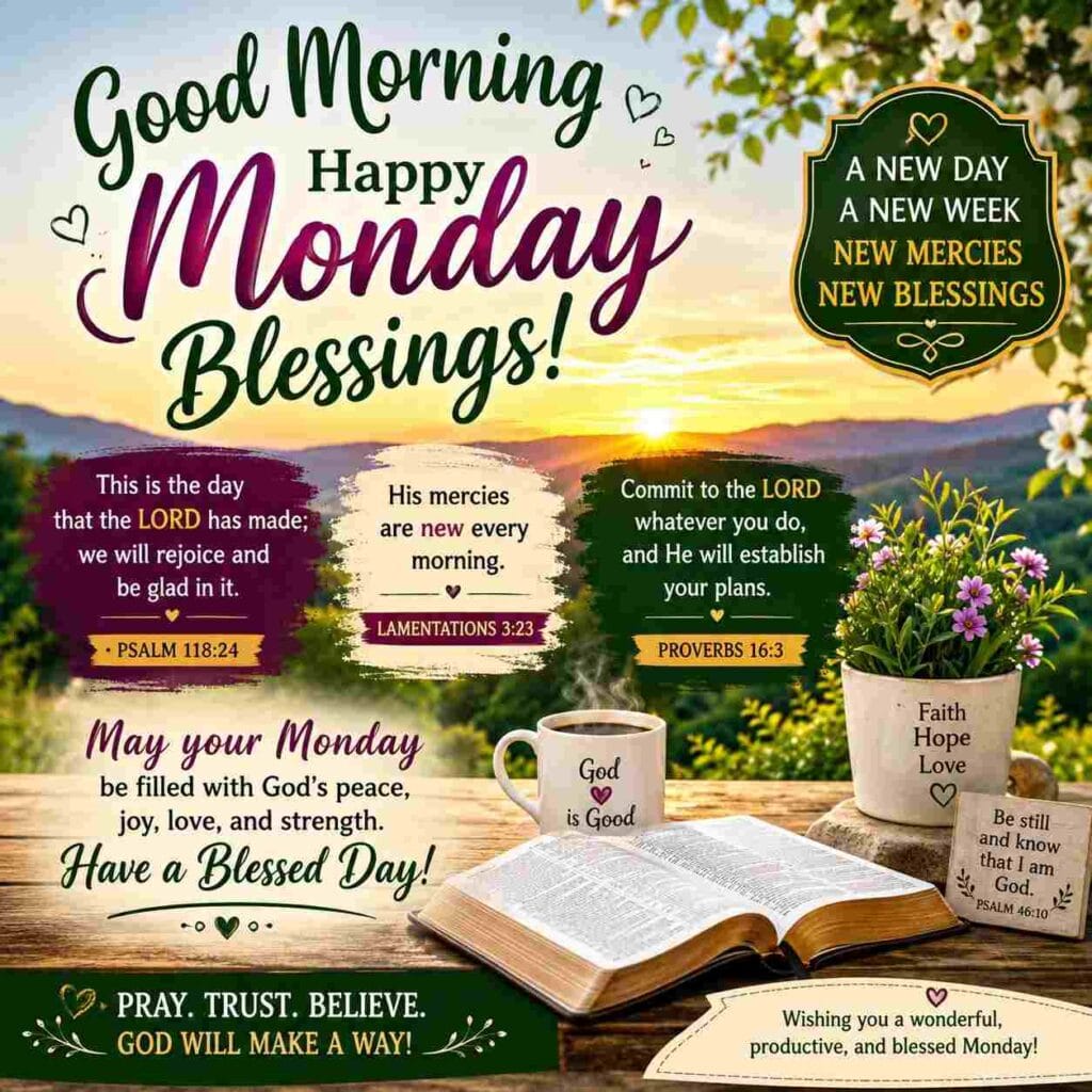 Monday Blessings for Peace and Happiness
