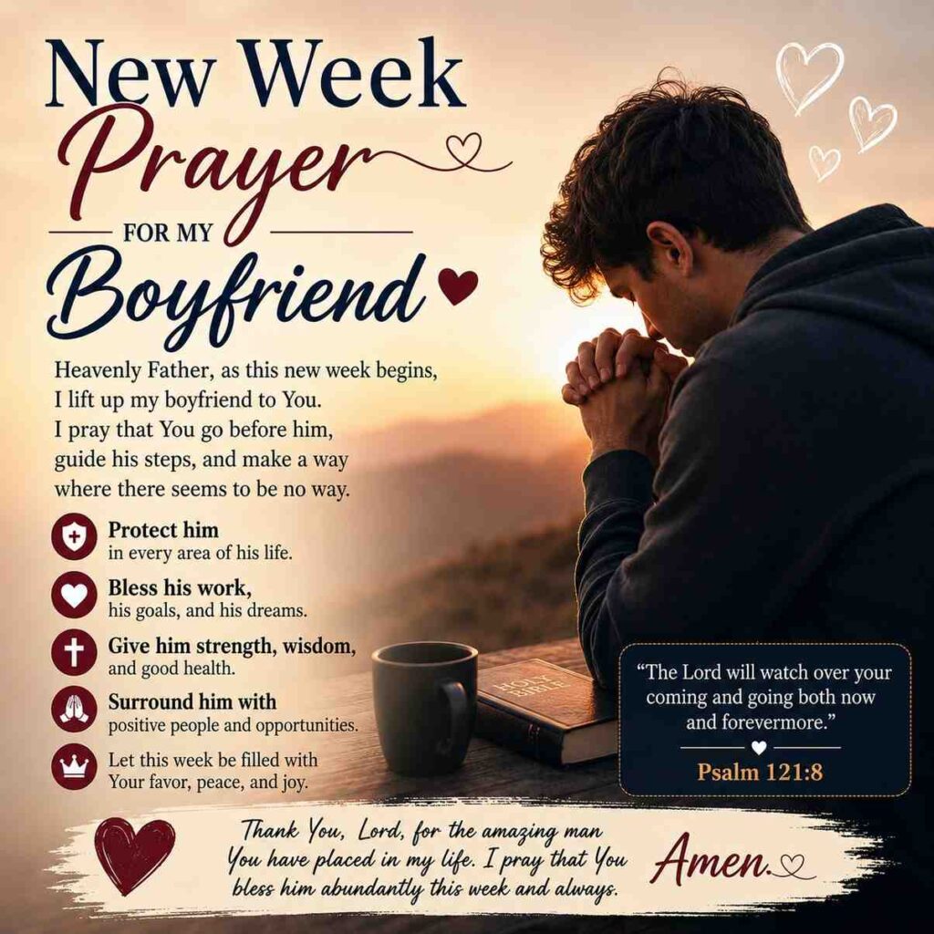 New Week Prayer for My Boyfriend