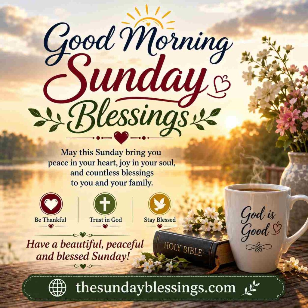 Good Morning Sunday Blessings
