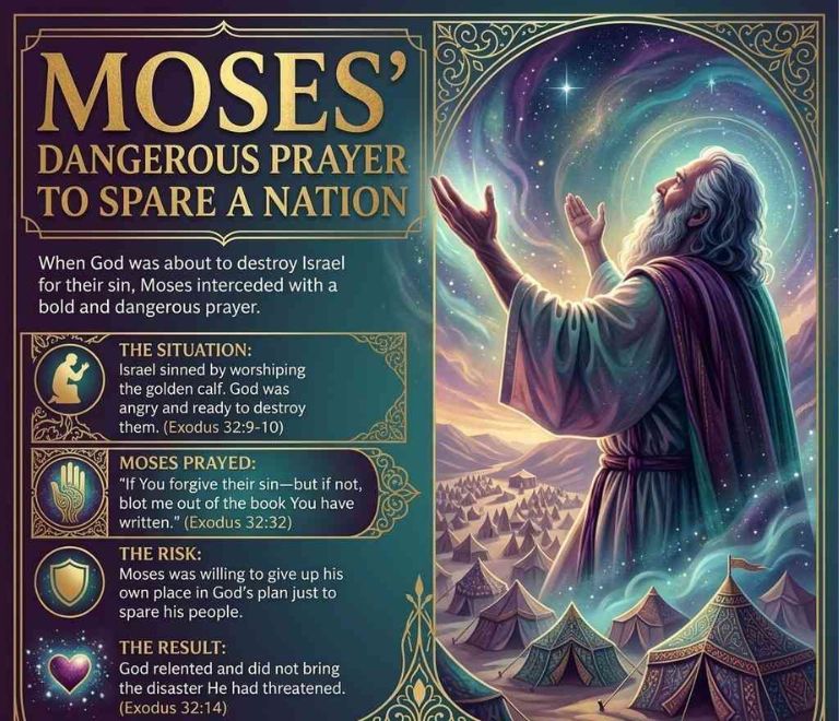 Moses' Dangerous Prayer to Spare a Nation