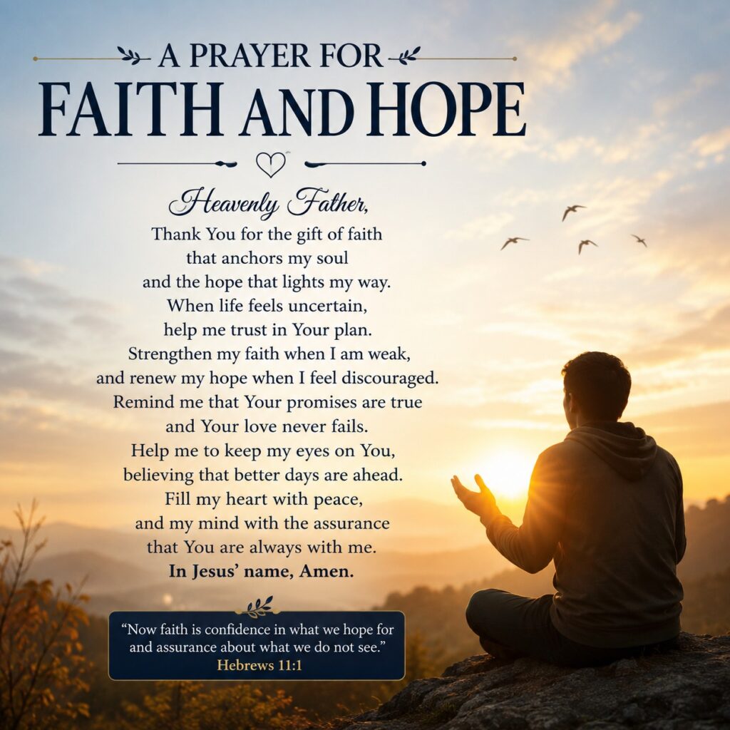 Prayer for Healing and Restoration