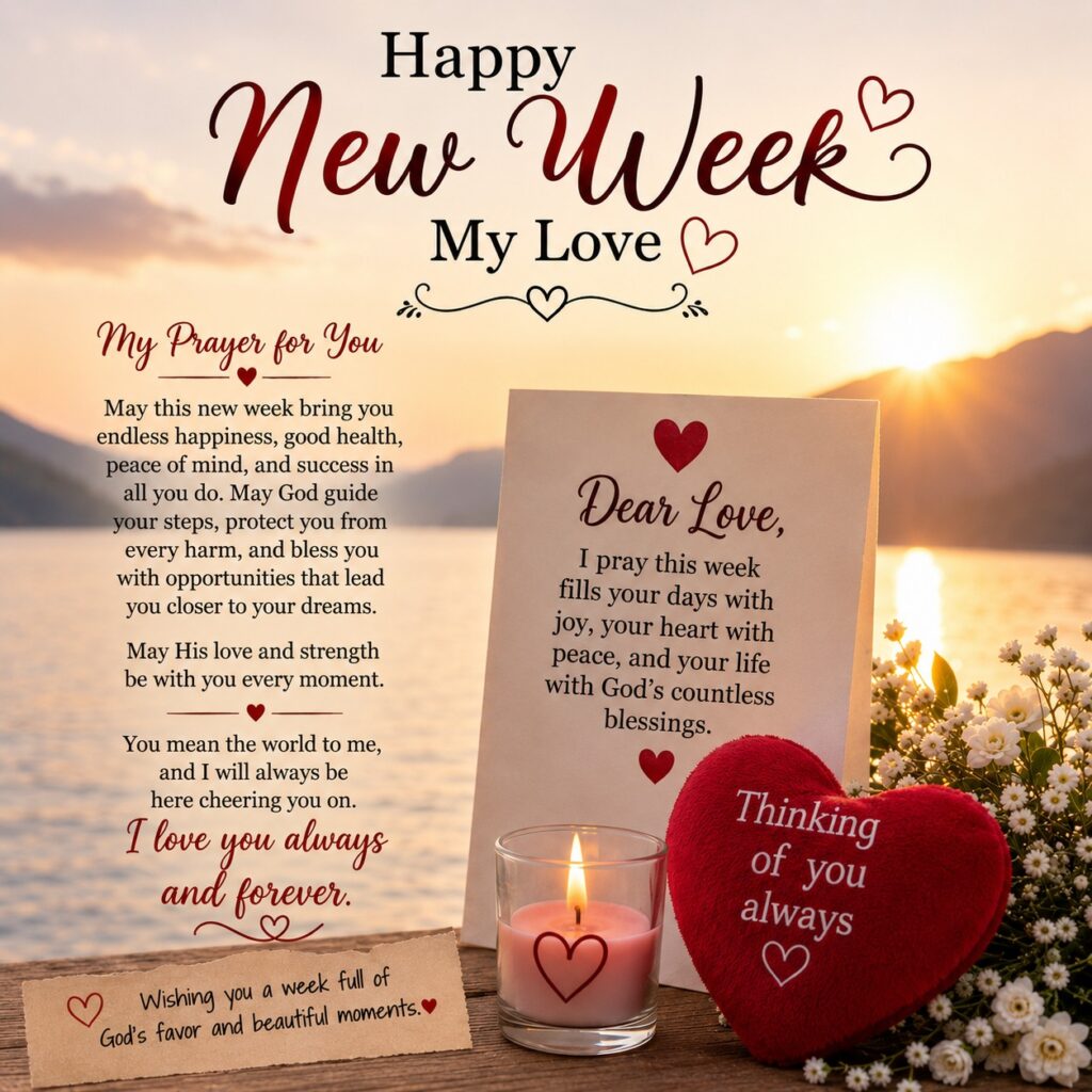 New Week Prayer for My Love