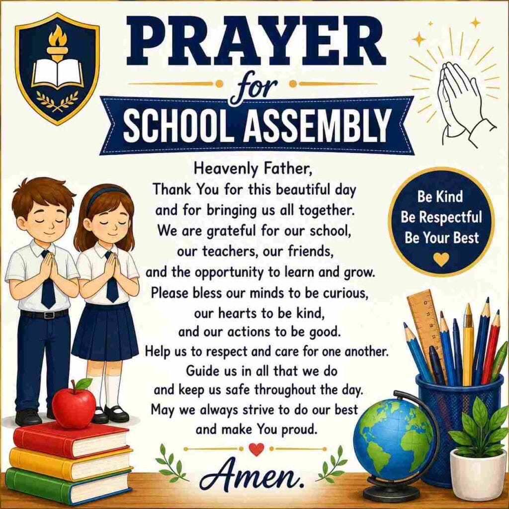 School Prayers for Assembly