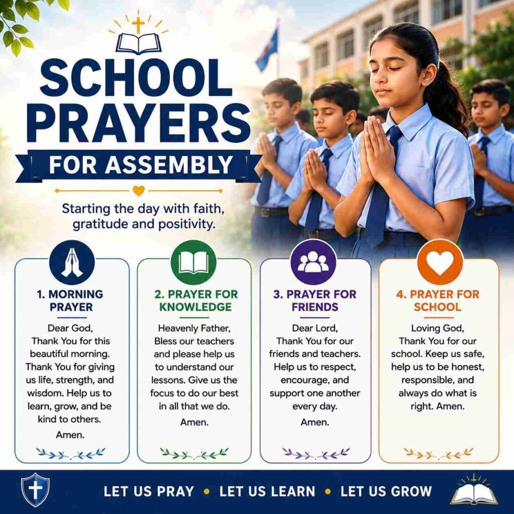 School Prayers for Assembly